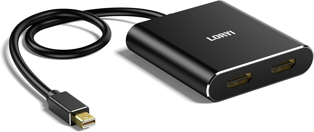 Amazon.co.jp: Mini DisplayPort to デュアル HDMI 4K@60Hz MDP 1.2 to