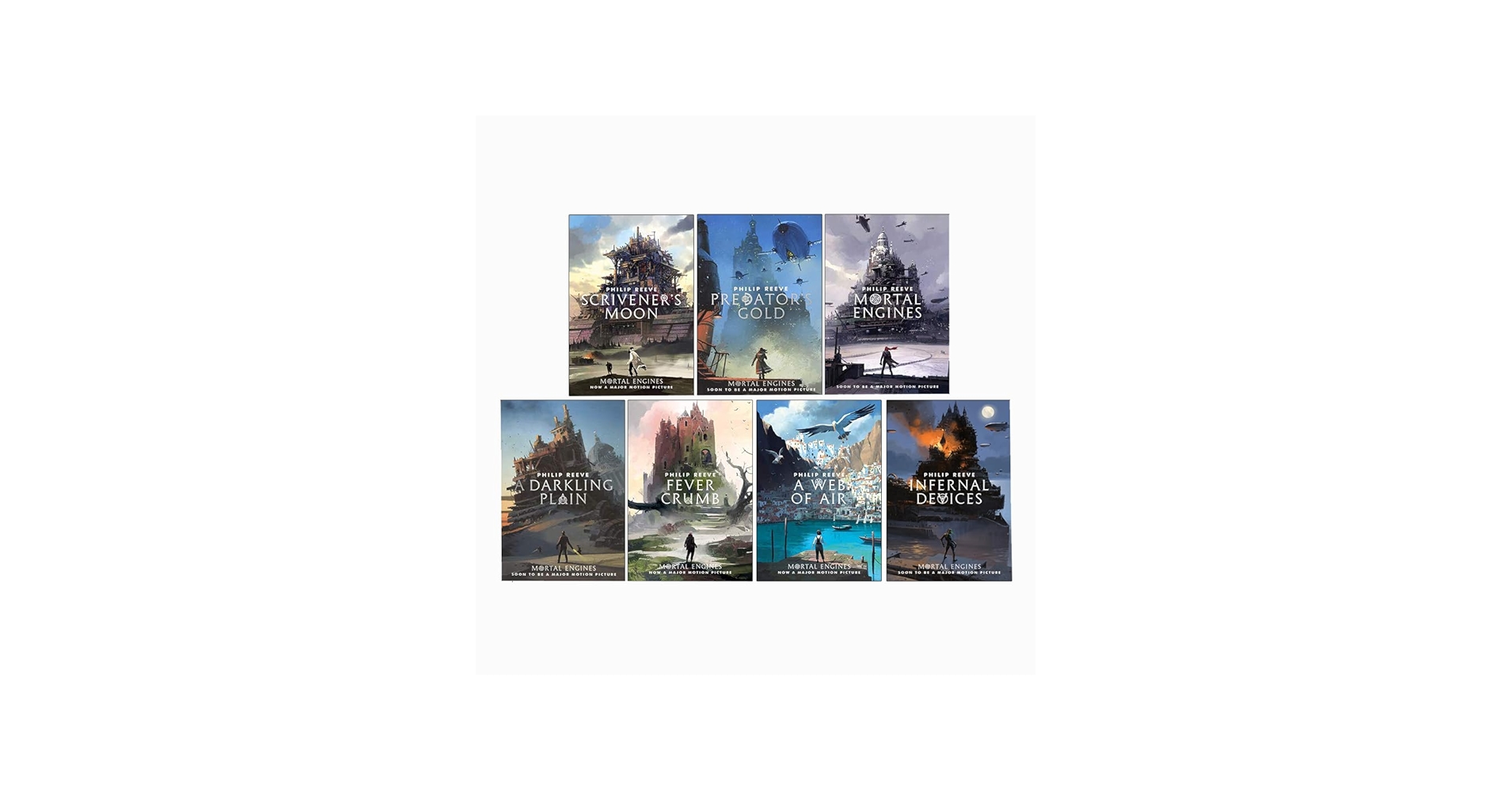 Mortal Engines Collection Philip Reeve 7 Books Set Pack New