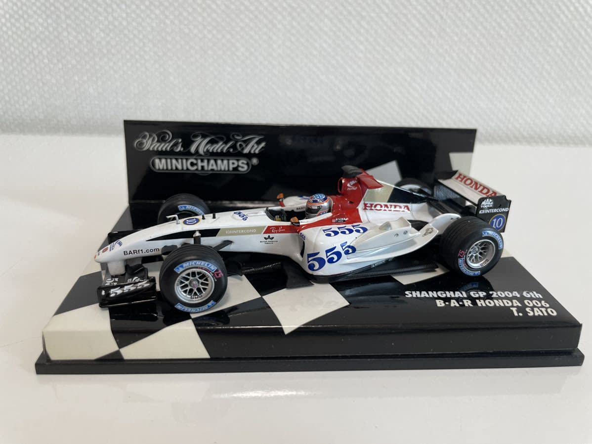 Amazon | 1/43 ミニチャンプス BAR ホンダ 006 佐藤琢磨 中国GP タバコ