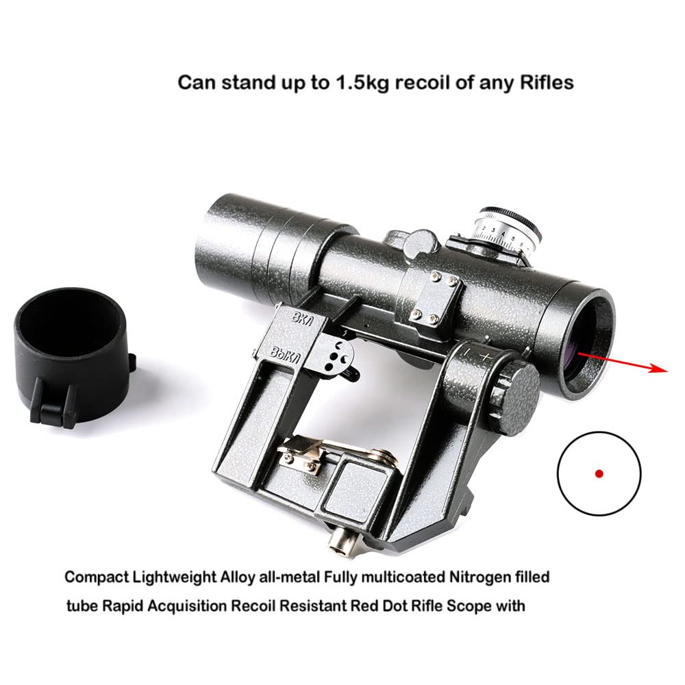 Amazon.co.jp: HONESTILL MIL-STD 1X30 SVD コリメーターレッドドット