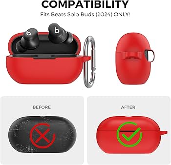 Amazon.com: AhaStyle Silicone Case for Beats Solo Buds (2024