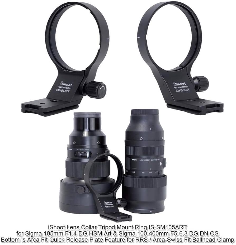 Amazon | iShoot 金属カメラリング式三脚座、 三脚マウントリング