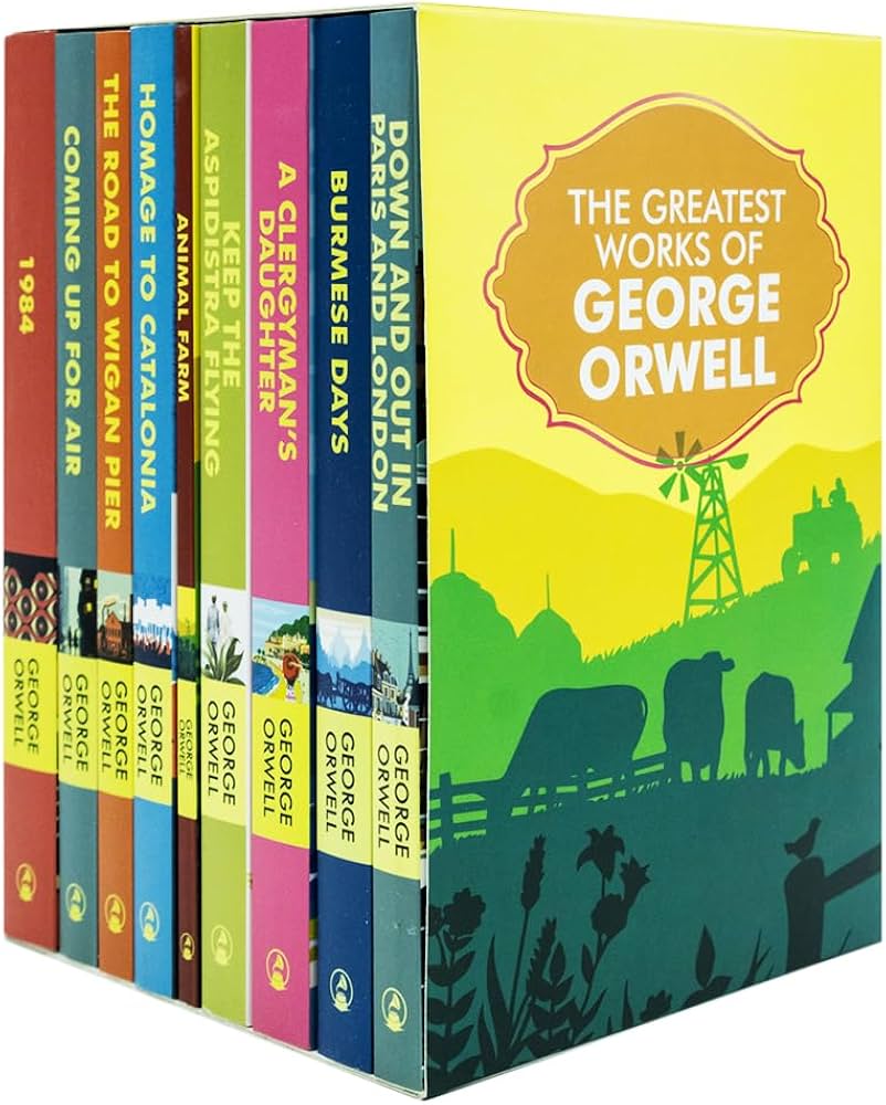 The Greatest Works of George Orwell 9 Books Set (Homage to