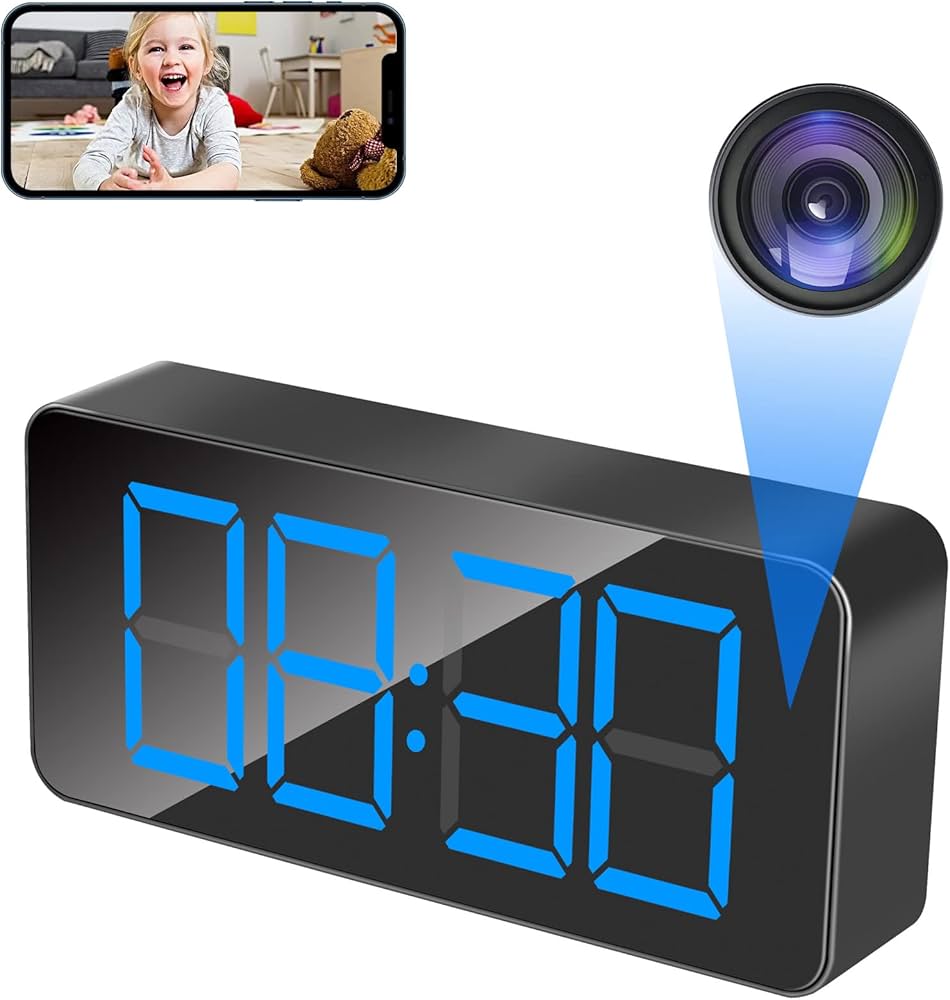 Amazon.co.jp: 隠しカメラ wifi小型カメラ 隠しカメラ時計 スパイ