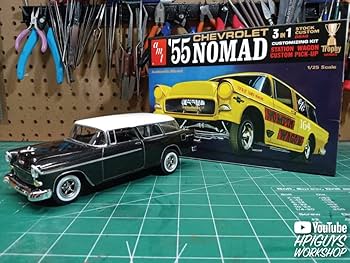 Amazon | AMT 1/25 1955 シボレー ノマド 3in1 プラモデル AMT1297