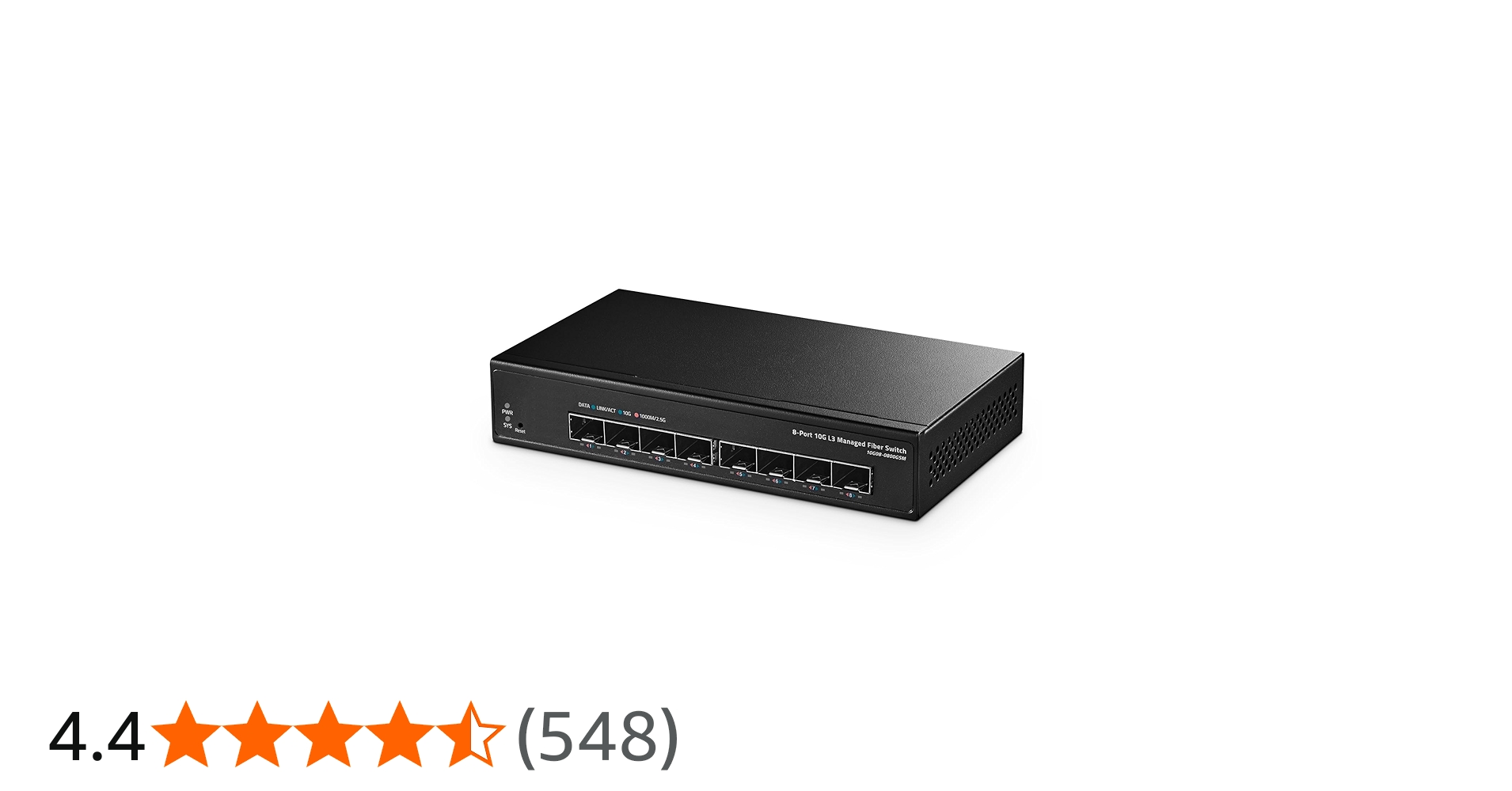 Amazon.co.jp: Binardat 8ポート 10ギガビット SFP+ マネージド