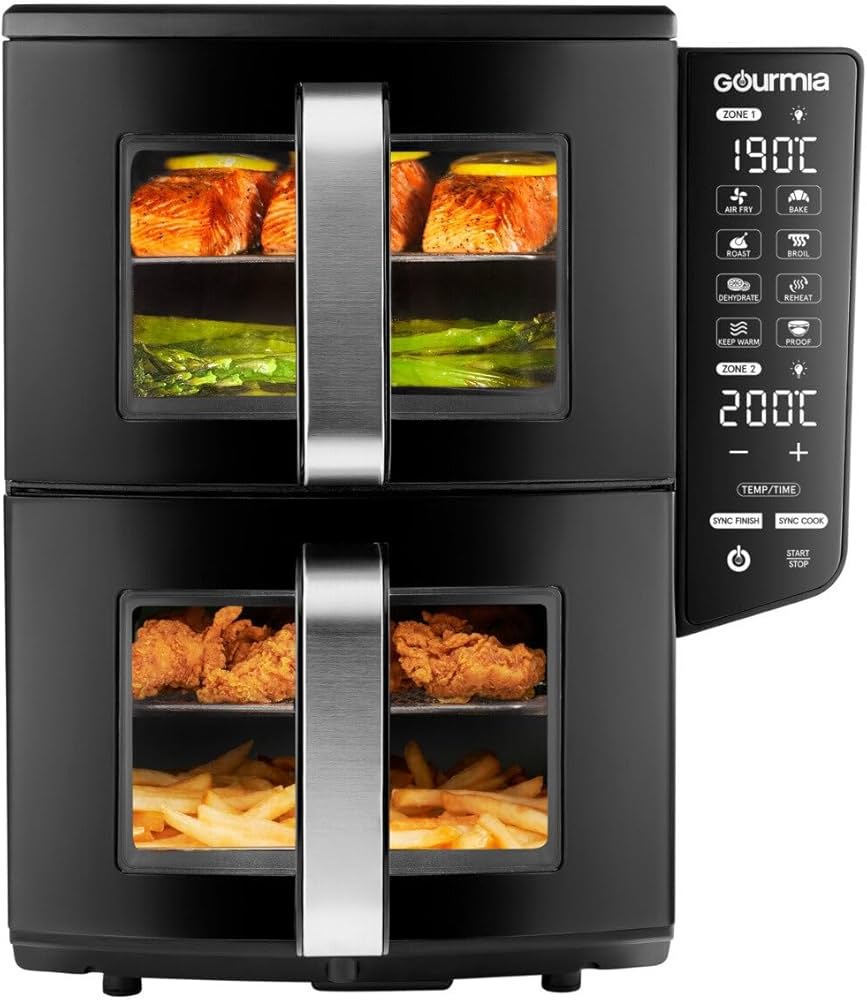 Amazon.co.jp: Air Fryer エアーフライヤー Double Decker ダブル