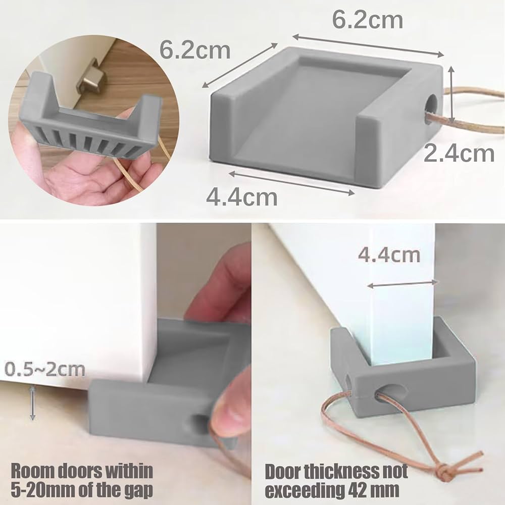 Amazon.co.jp: ドアストッパー、衝撃吸収角型ウェッジ、ホームオフィス