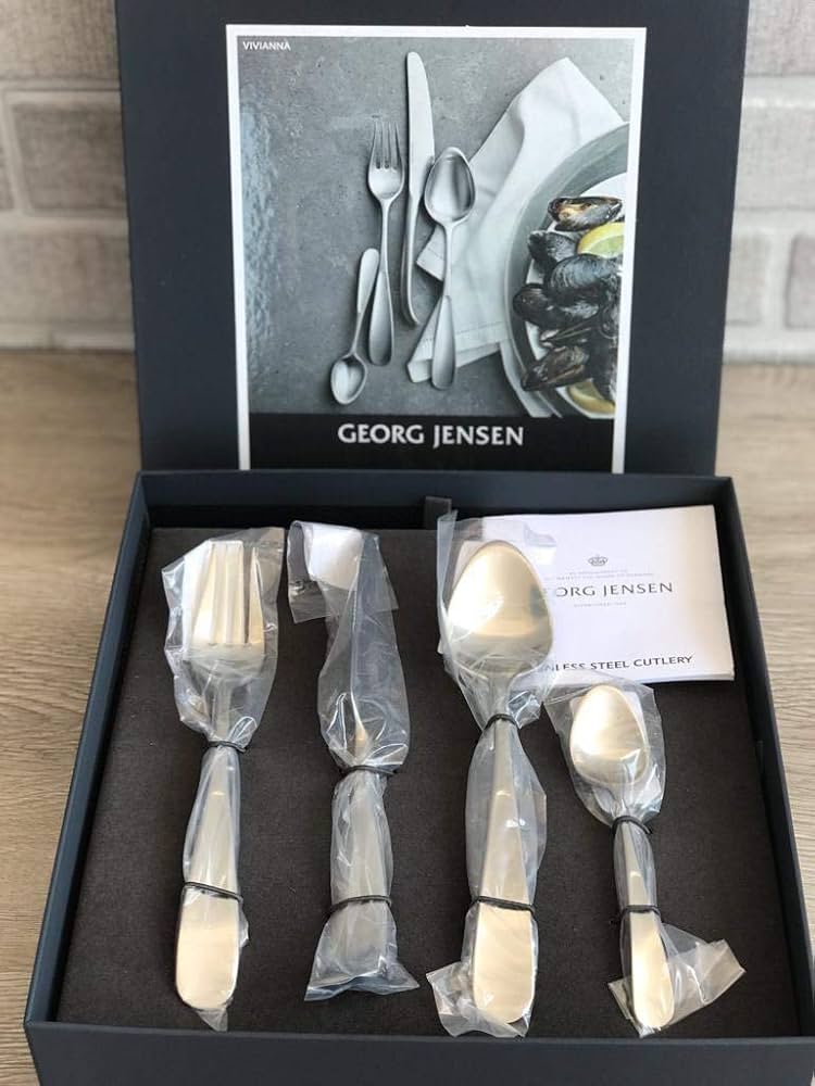 Amazon | Georg Jensen Vivianna カトラリー 24点セット | GEORG