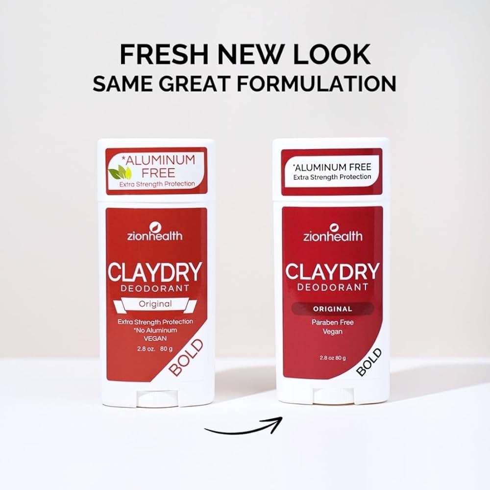 Amazon.com : Zion Health Adama Minerals Clay Dry Deodorant