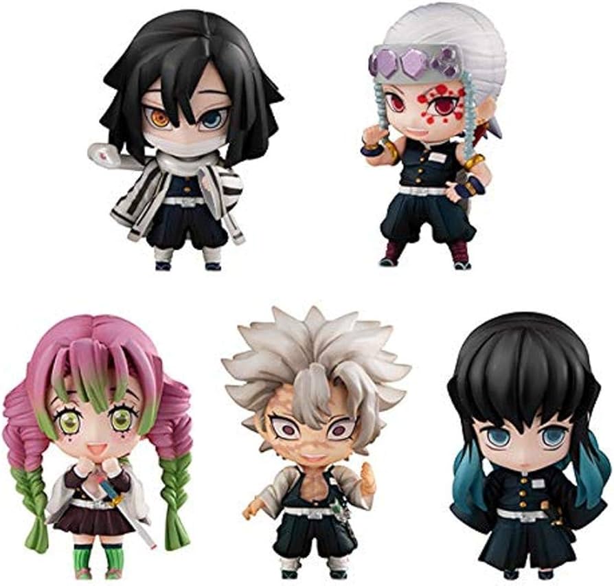 Amazon | 鬼滅の刃 炭治郎と柱たちマスコットセット B 約50mm 塗装済み