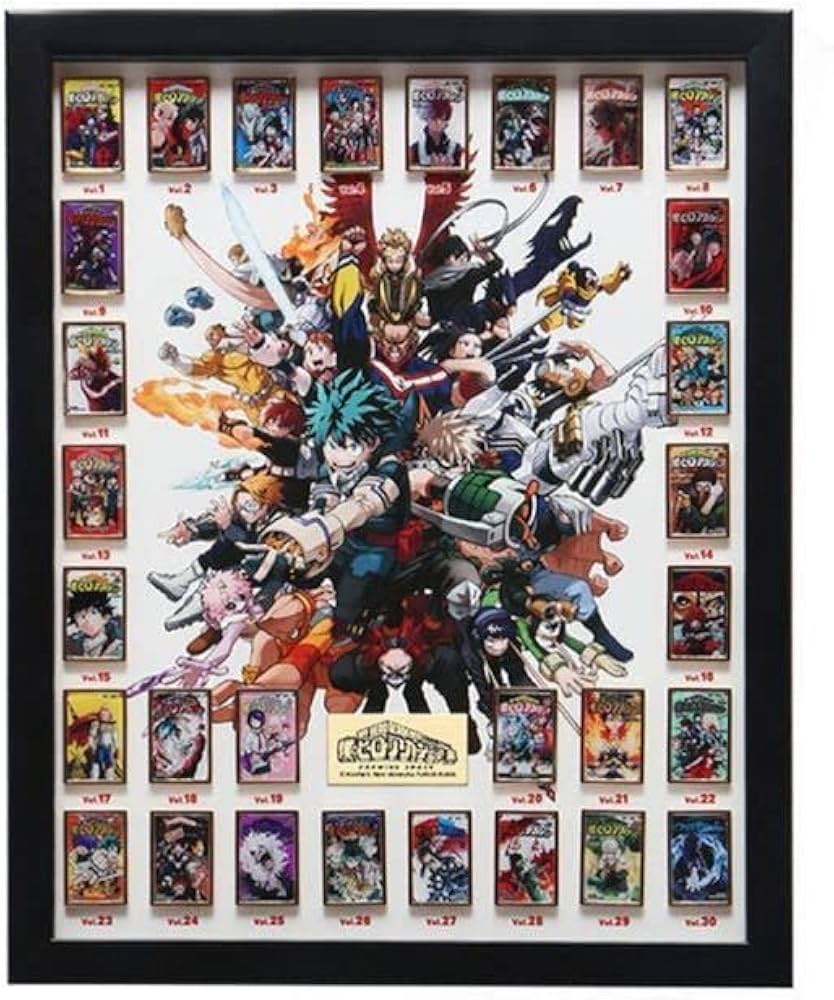 Amazon.co.jp: 僕のヒーローアカデミア 額装ピンズセット ピンズ 複製