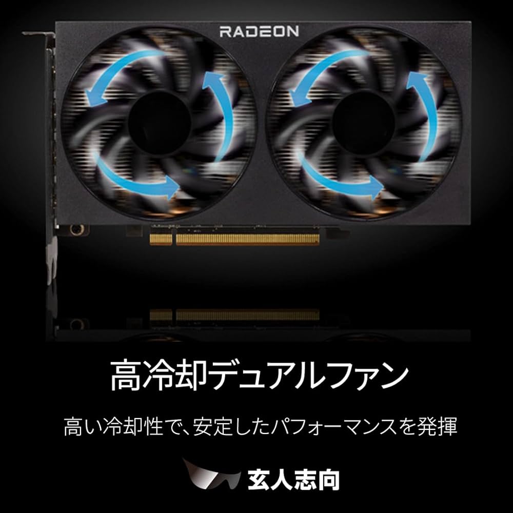 Amazon | 玄人志向 Radeon RX7600XT 搭載 グラフィックボード GDDR6