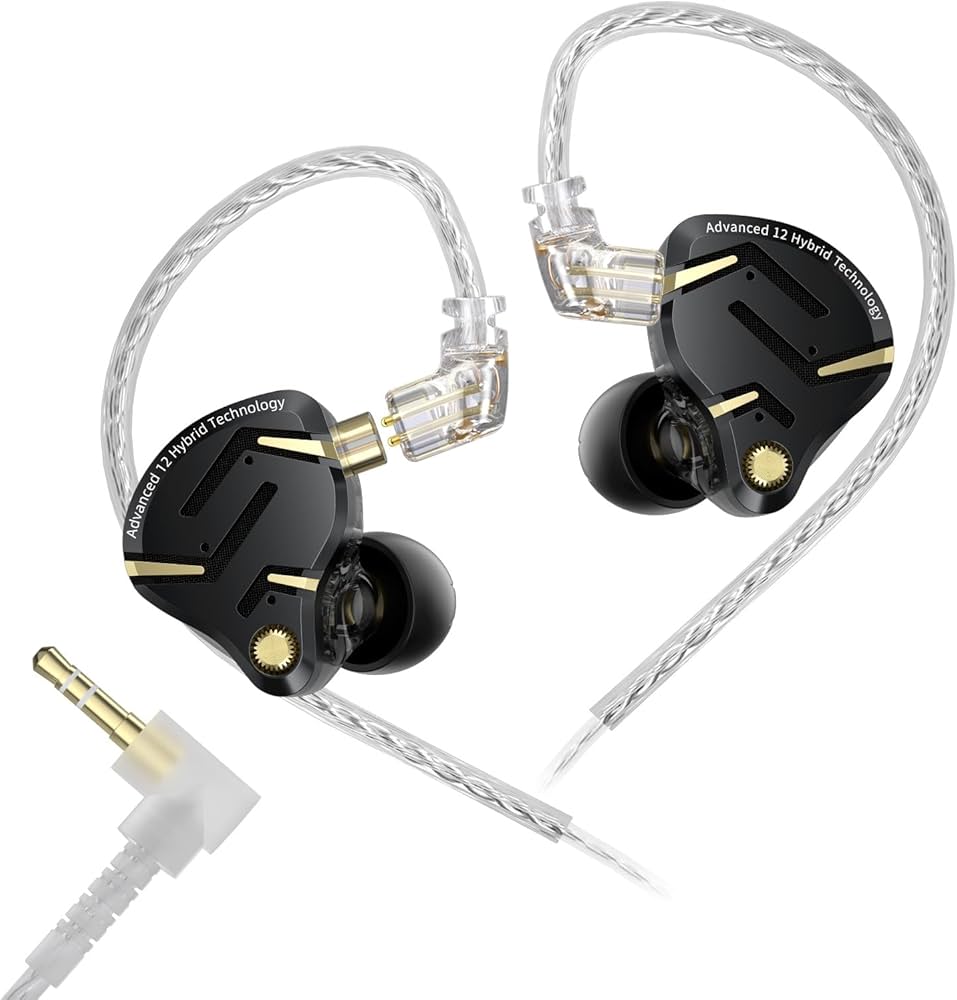 Amazon.co.jp: KZ ZS12 Pro 2 kz イヤホン 1DD+5BAハイブリッドIEM