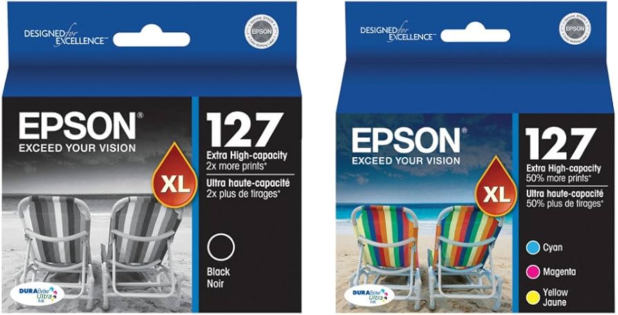 Amazon.co.jp: Epson 127 大容量インクカートリッジ コンプリート