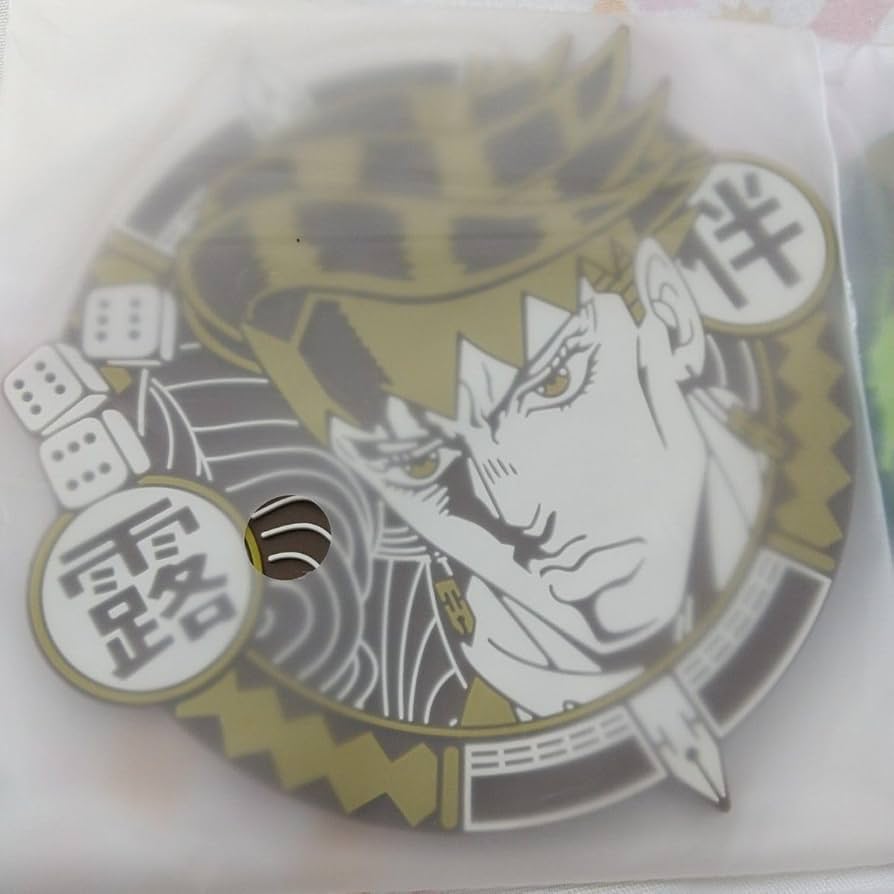 ジョジョの奇妙な冒険ラバーコースター5点 康一 億泰 空条承太郎 岸辺
