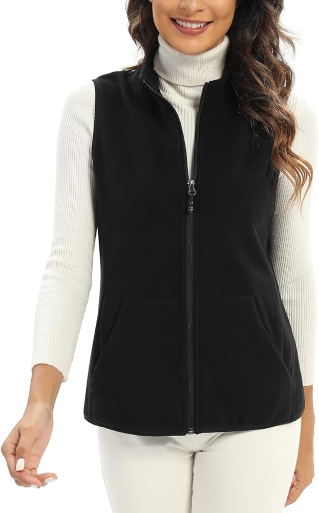 Amazon.com: Xeoxarel Women's Soft Fleece Vest, Lightweight