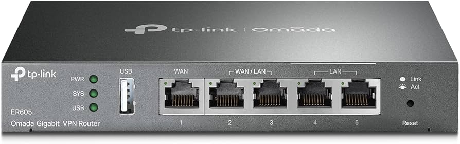 Amazon.com: TP-Link ER605 V2 Wired Gigabit VPN Router, Up to 3 WAN