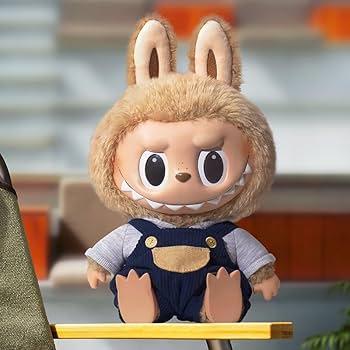 Amazon.co.jp: POP MART LABUBU TIME TO CHILL ぬいぐるみ : おもちゃ