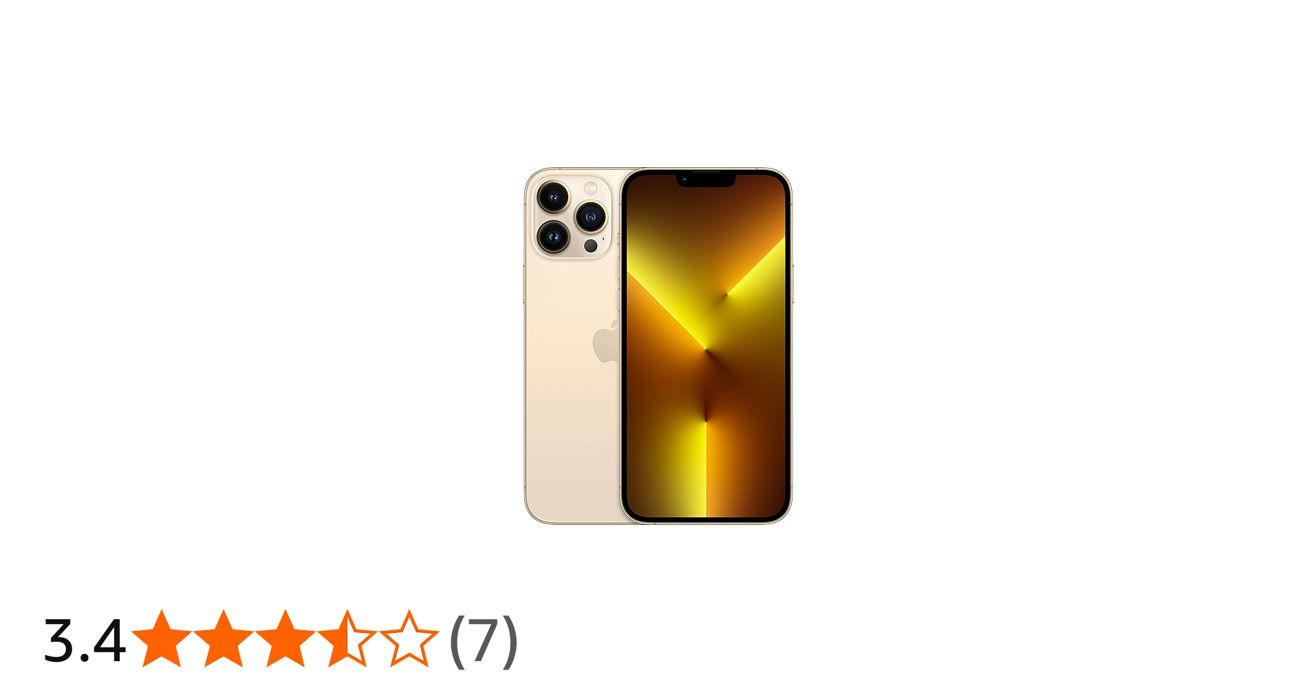 美品 iPhone13ProMax 128GB ゴールド ジャンク（電源入らない 美品