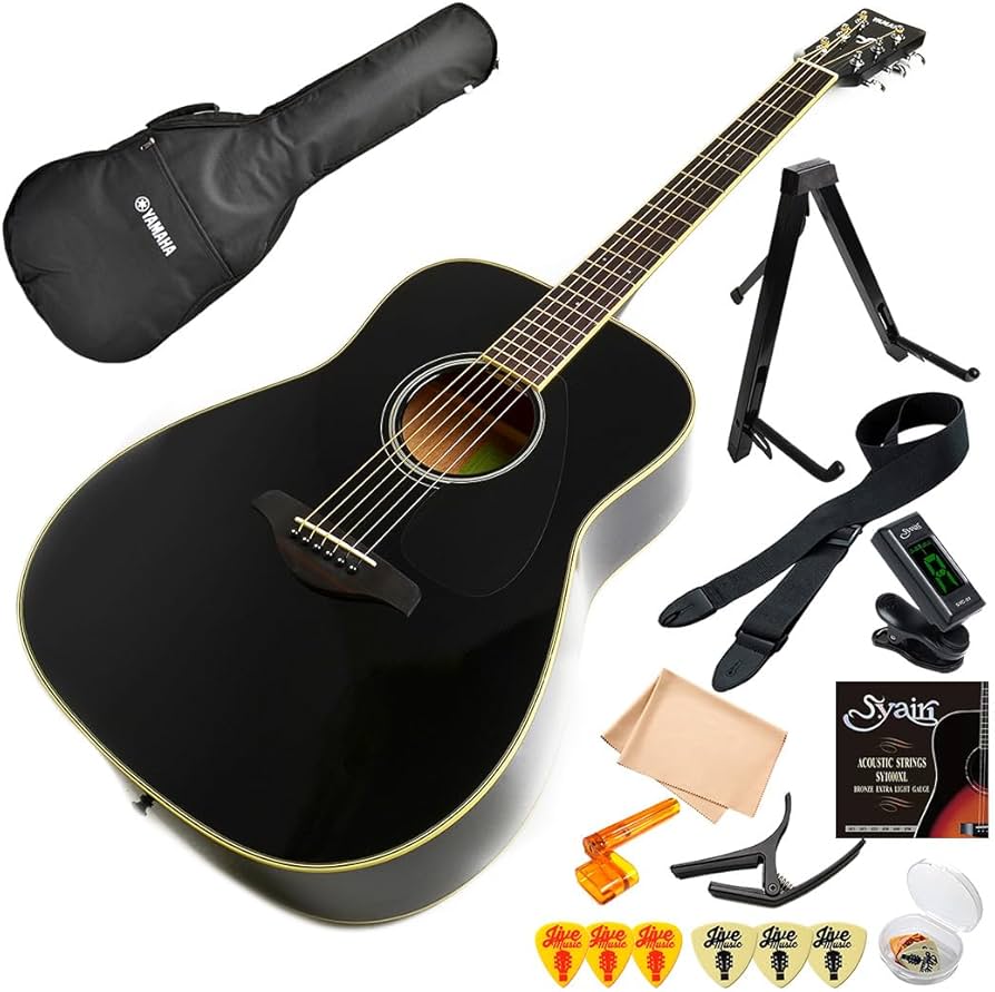 Amazon | アコースティックギター 初心者 セット YAMAHA FG820 BL