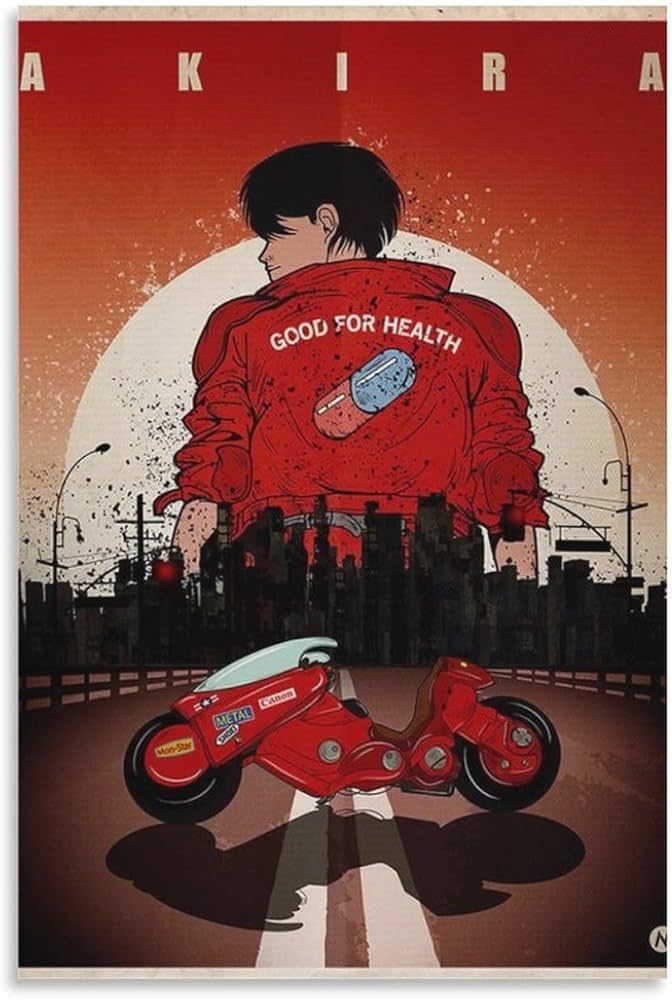 Amazon.co.jp: AKIRA（アキラ）日本の名作SFアニメ映画のポスター (7
