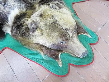 Amazon.co.jp: 熊毛皮ラグカーペット 敷物ラグマットカーペット