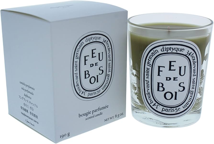 Amazon.com: Diptyque Feu de bois Candle, 6.5 oz, Red, 3.5