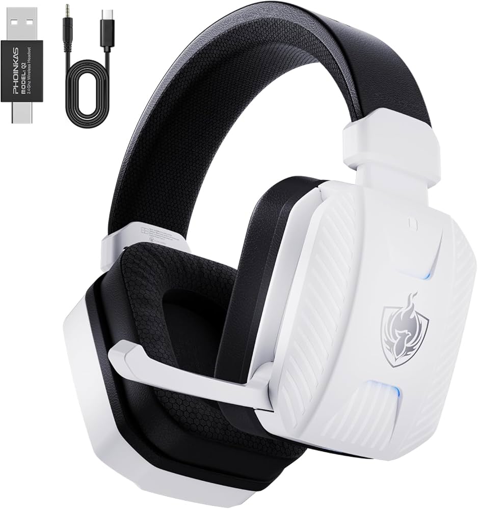 Amazon.co.jp: ゲーミングヘッドセット 有線 無線両用 低遅延 USB 2.4
