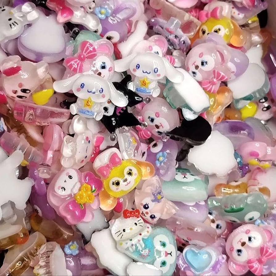 Amazon.co.jp: ネイルパーツ キャラクター ランダムミックス