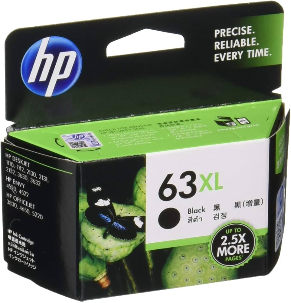 Amazon.co.jp: HP 63XL 純正 インクカートリッジ 黒 ブラック(増量