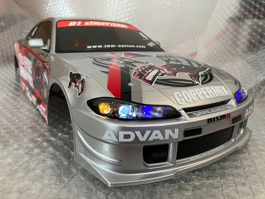 Amazon.co.jp: タミヤ 1/10 RC ニスモ COPPERMIX シルビア 電飾 ボディ