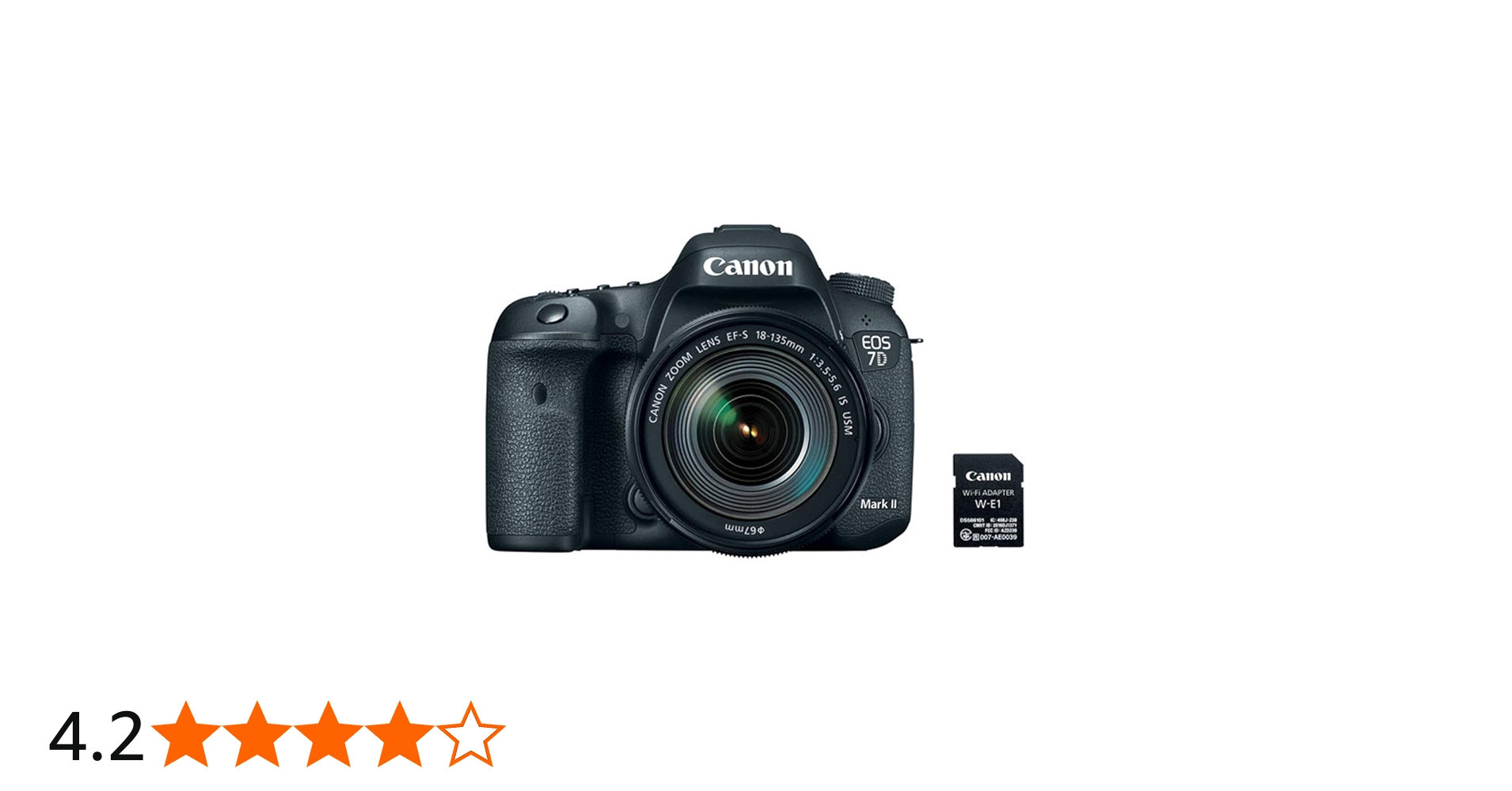 Amazon Canada: Canon EOS 7D Mark II Digital SLR Camera with Ef-S