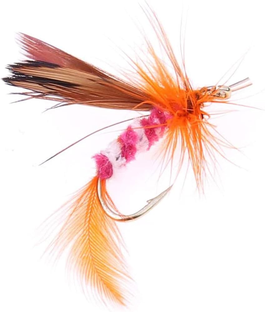 Amazon | 12本 偽餌 疑似餌 渓流 釣り 完成フライ 毛ばり フライ