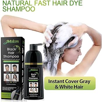Instant Black Hair Shampoo 14.1 fl oz (400 ml), gentle botanical