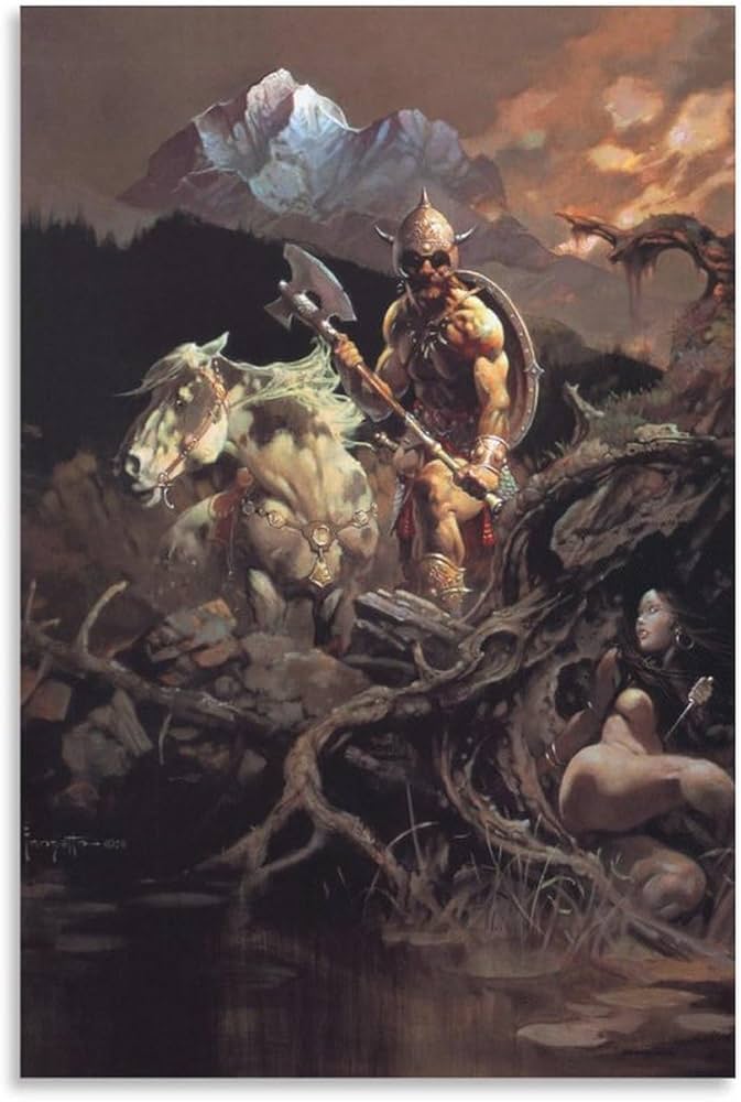 Amazon.co.jp: フランク・フラゼッタ Frank Frazetta Night Winds