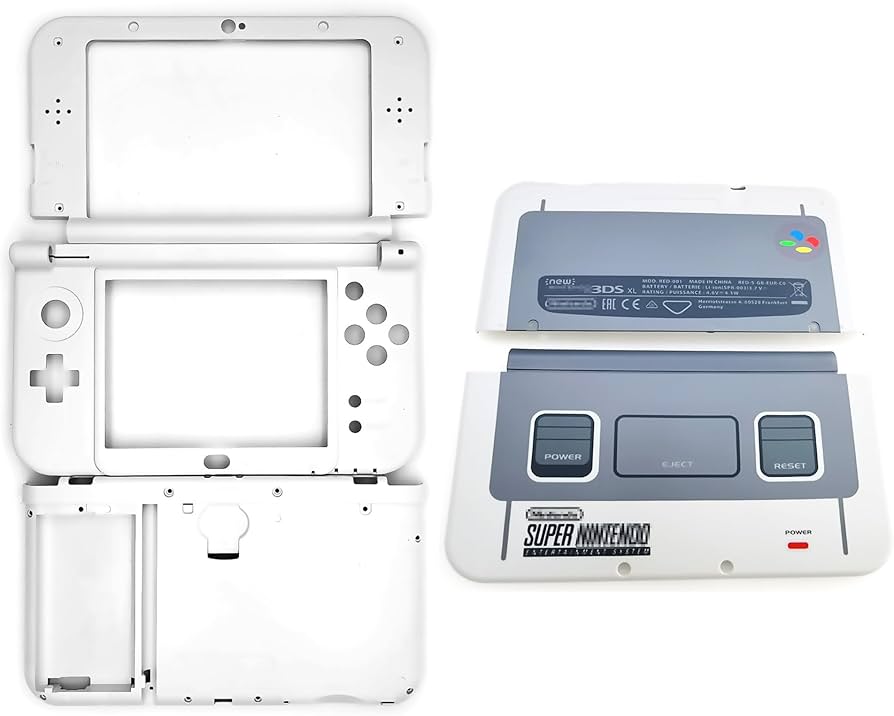 Amazon.co.jp: 限定グレー New3DSXL 予備ハウジングケースシェル SFC 5
