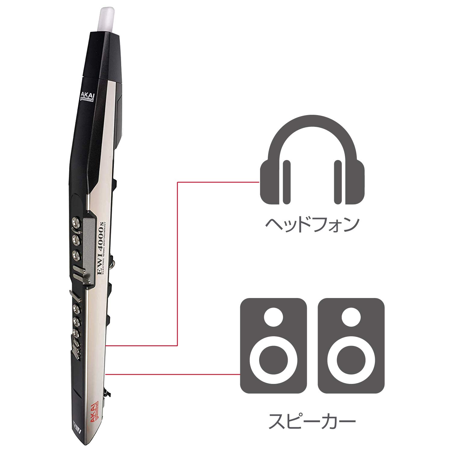 Amazon.co.jp: Akai Professional 電子管楽器 100プログラムの音色が1