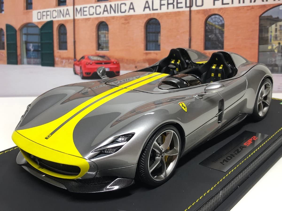 Amazon | BBR 1/18 Ferrari MONZA SP2 Grigio Ferro フェラーリ