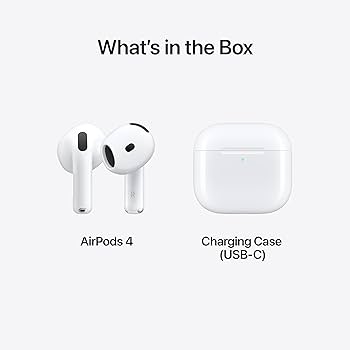 Amazon.com: Apple AirPods 4 Wireless Earbuds, Bluetooth Headphones