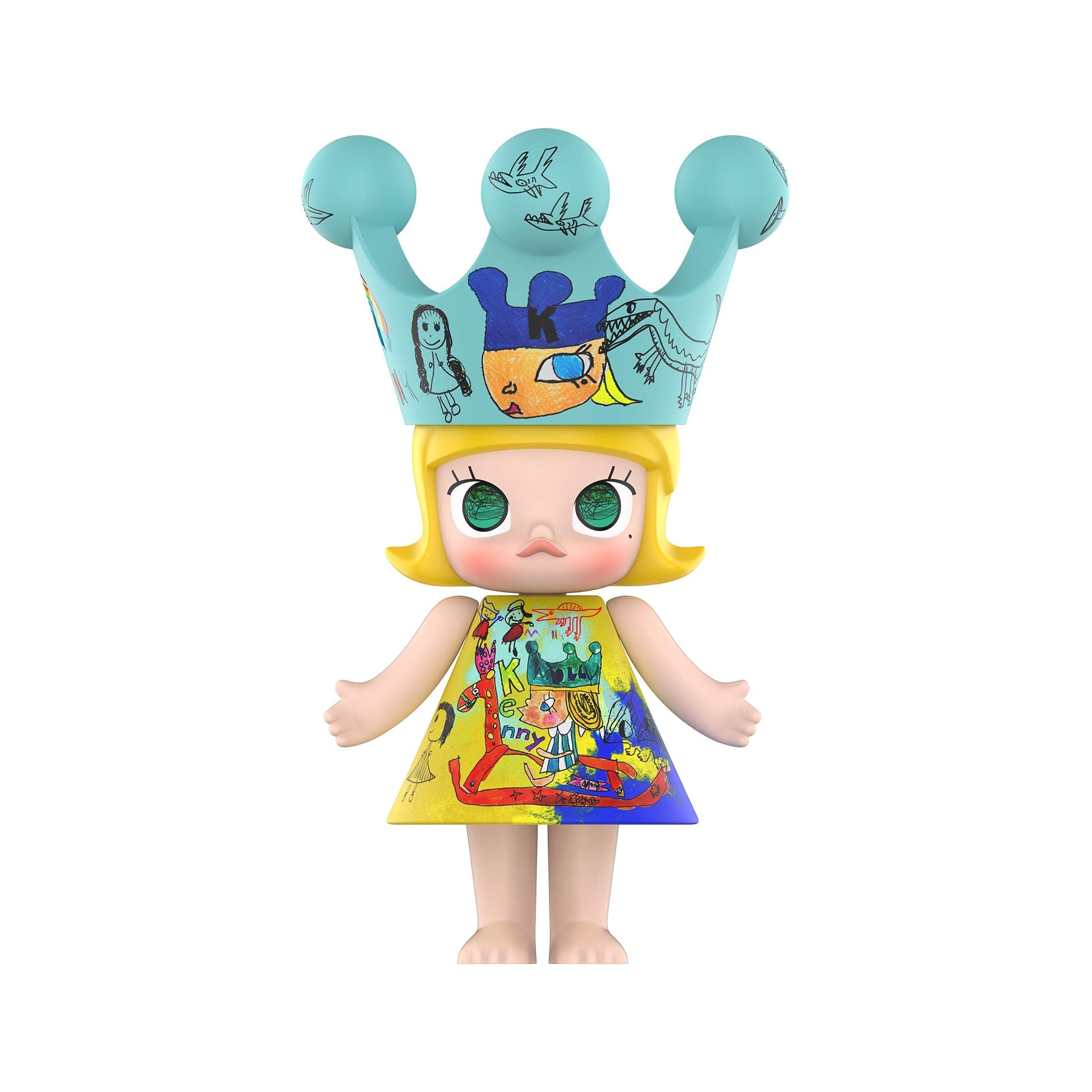 Amazon.com: POP MART MEGA Royal Molly 400% Childishness 15.16in