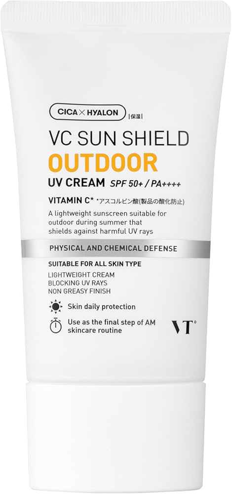 Amazon.co.jp: VT COSMETICS VC Sun Shield UV Cream, 50g (SPF50+/