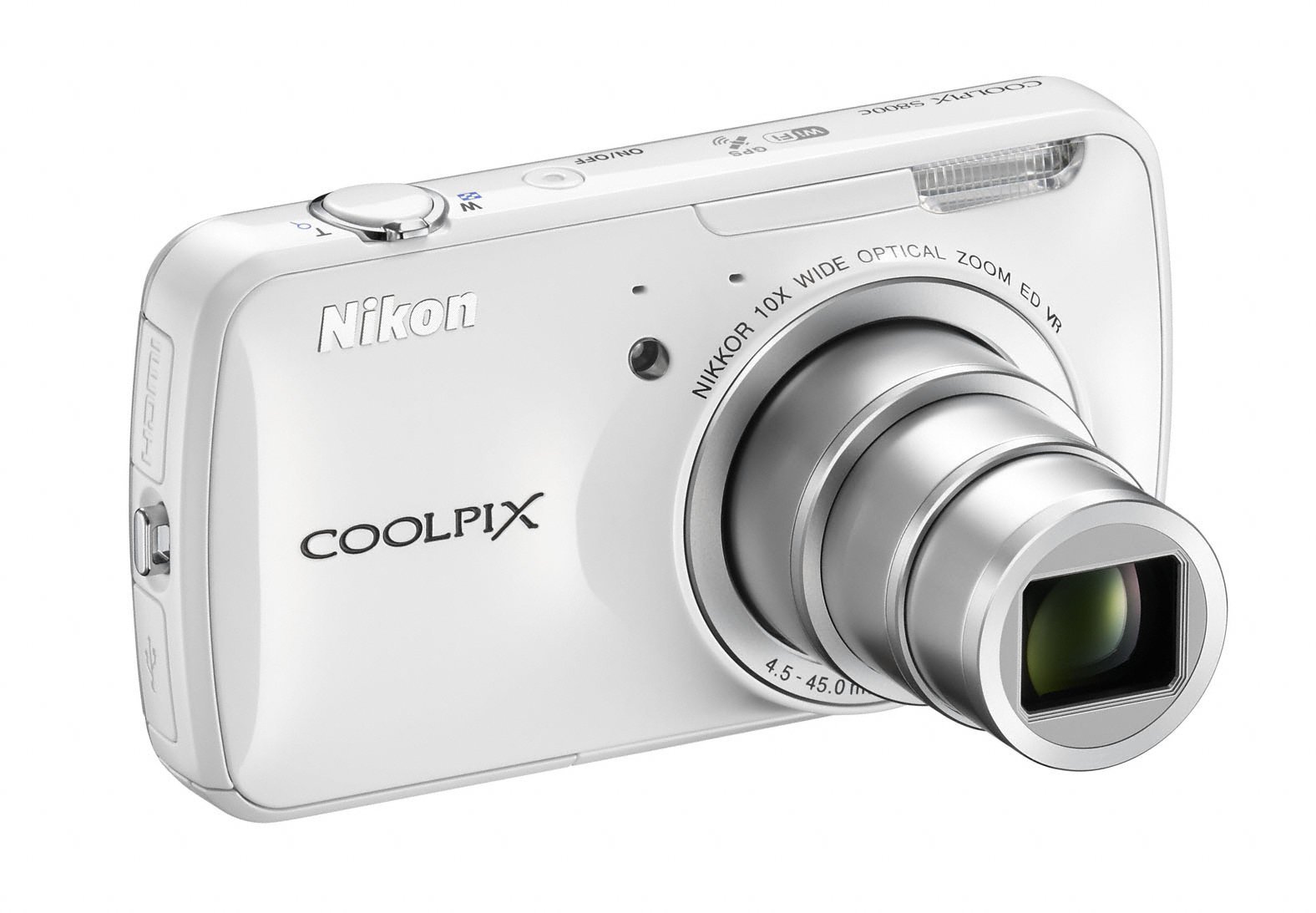 Amazon.com : Nikon Digital Camera COOLPIX COOLPIX S800c (White