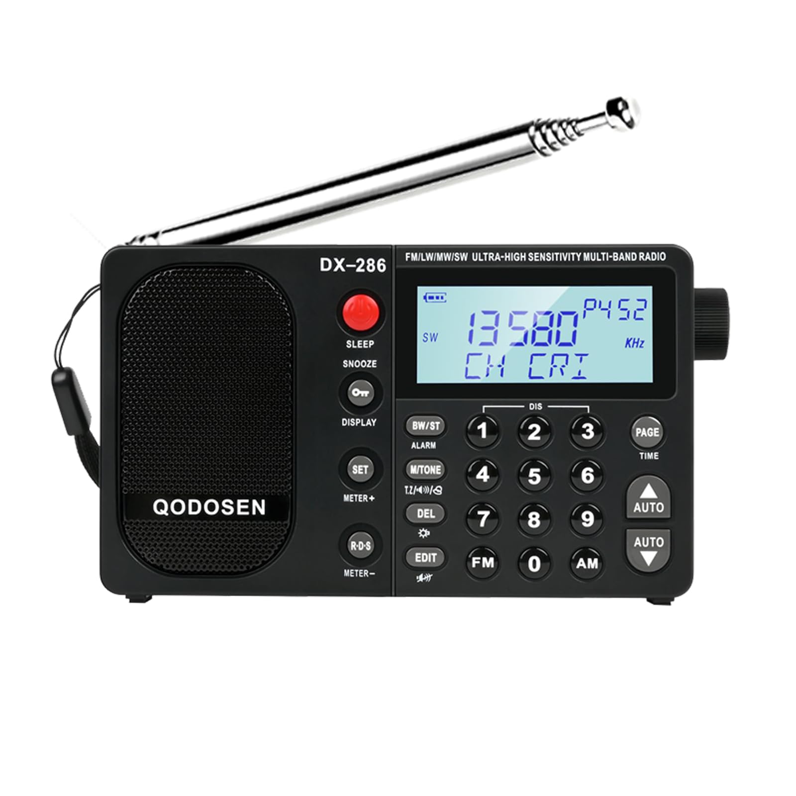 Amazon.co.jp: QODOSEN DX-286ラジオ小型,超高性能FM/LW/AM/短波