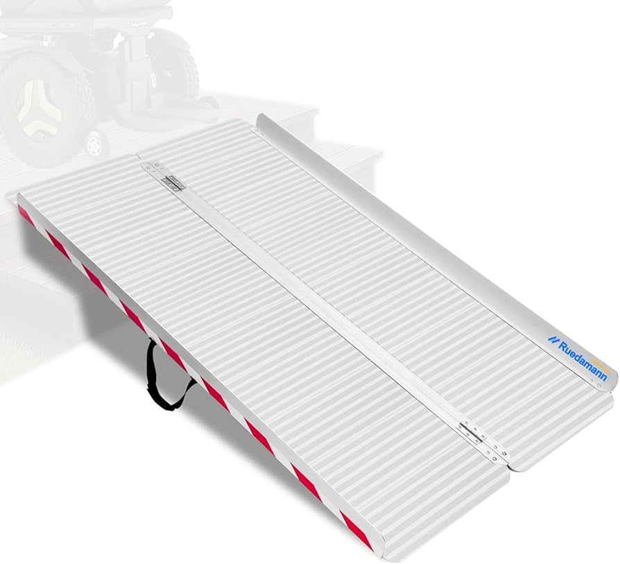 Amazon | Ruedamann アルミスロープ 長さ157cm*幅85cm 耐荷重400kg