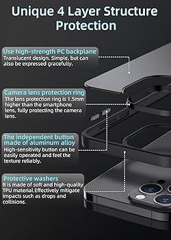 ZXZone Matte Case for iPhone 13 Pro Max 6.7-Inch, Frosted