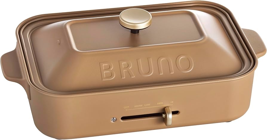 Amazon | BRUNO ブルーノ コンパクトホットプレート 本体 プレート2種