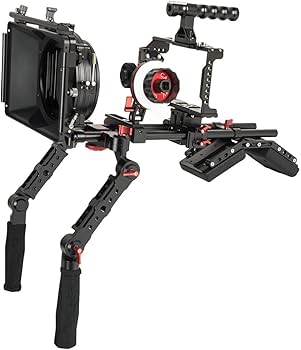 Amazon.com : Came-TV BMPCC 4K Plus Shoulder Rig Mattebox A/B