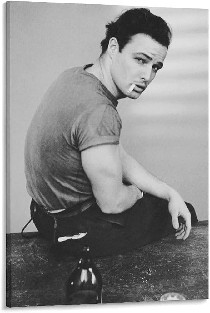 Amazon｜スターポスターマーロンブランド1ポスター装飾絵画キャンバス