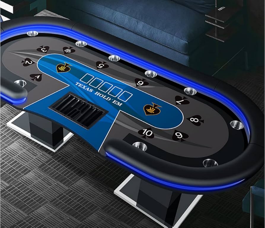 Amazon.co.jp: ポーカーテーブル トップ カップホルダー付き カジノ